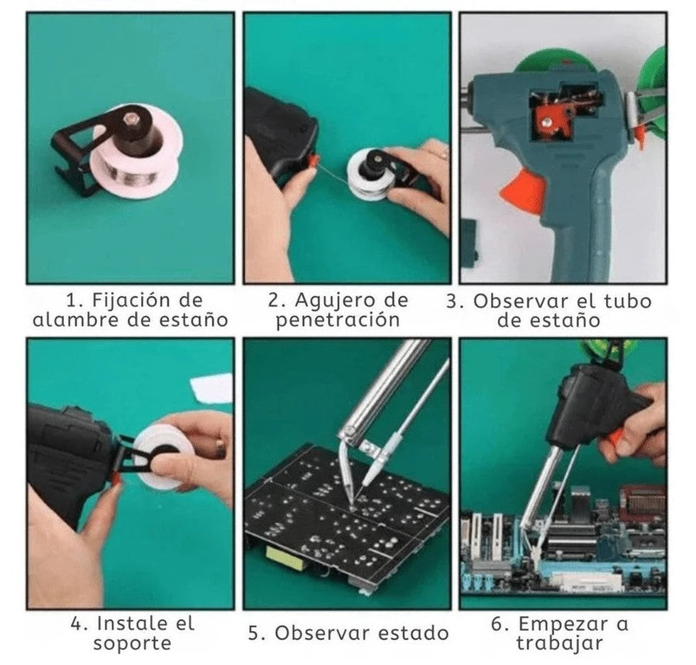 Soldador Automático IronFix - Precisión y Potencia 60W - Imagen 3