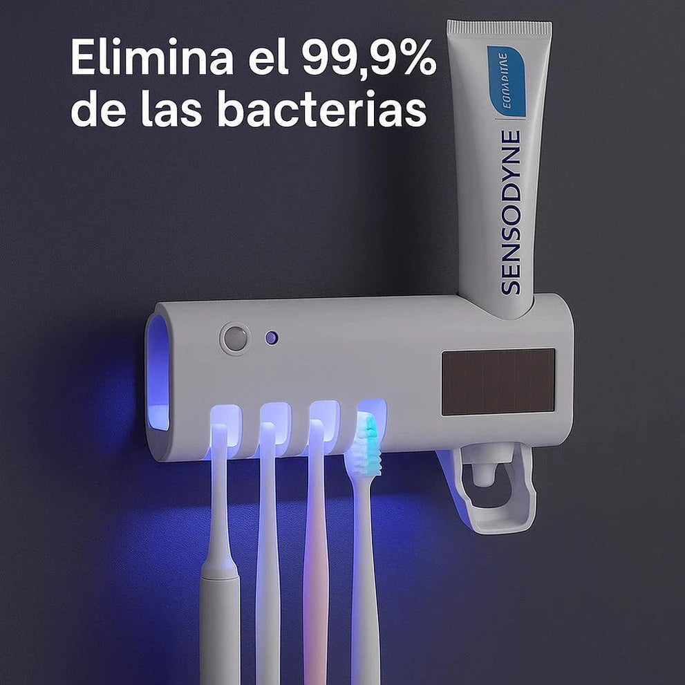 Porta Cepillos Solar UV - Elimina Bacterias al 99.9% - Imagen 4
